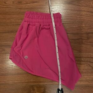 pink lululemon athletics shorts